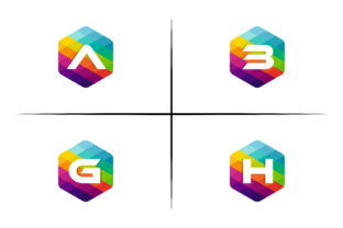 Download Abgh Hexagon Mosaic Logo - Premium Bundle
